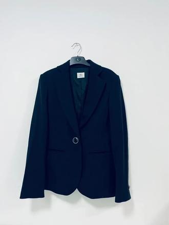 Elegantné čierne sako 1881 cerruti, 42