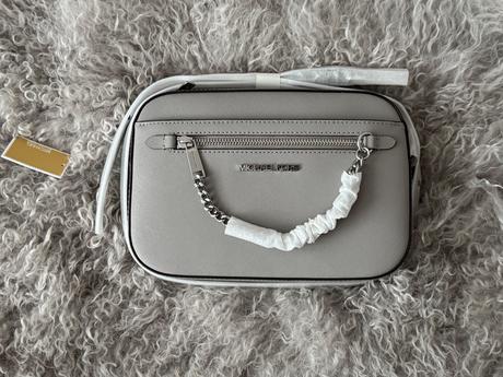 Mk crossbody pearl grey, michael kors