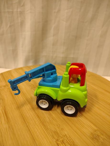 Plastové autíčko žeriav pre najmenších, 8,5 cm,