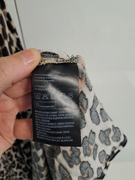 H&m viskózové šaty oversize, h&m,l