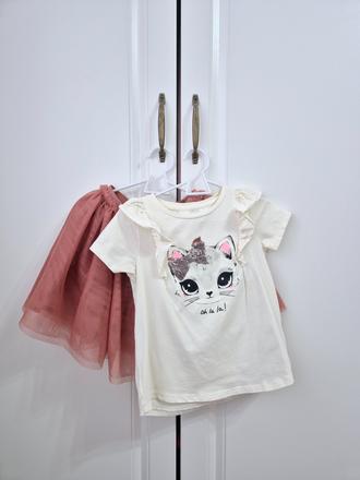 Set tričko + suknička h&m, h&m,104