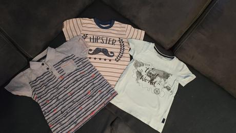 Tričká chlapč. 3ks 122, 122