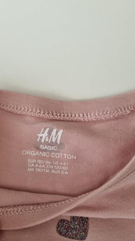Tricko h&m 110/116, h&m,110