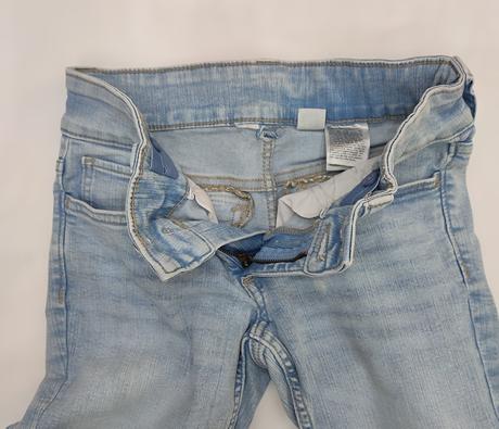 Zvonové džínsy, h&m,152