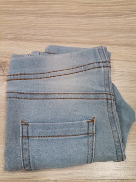 Dievčenské bledomodré riflove džeginy, pepco,104