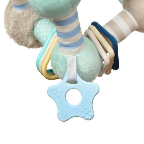 Babyono hračka plyšová edukační mint cube 899/02,