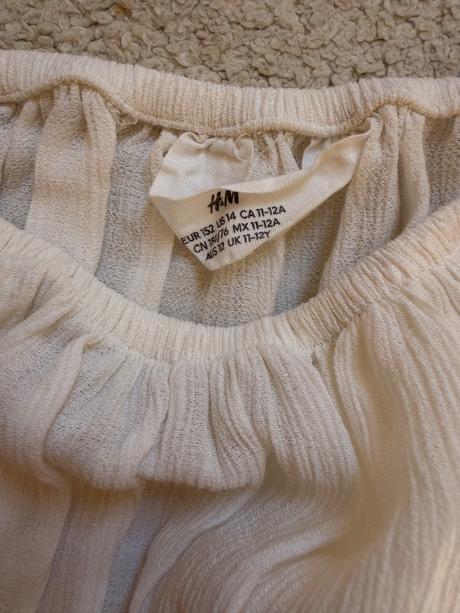 Letny crop top h&m - top stav, h&m,152