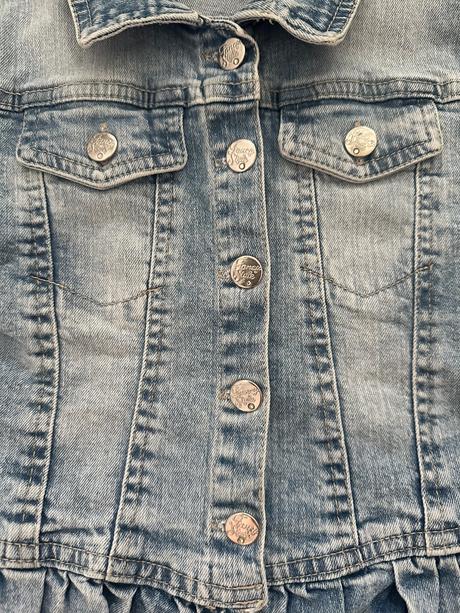 Riflová bunda s volánom, idexe,110