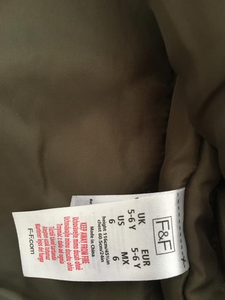 Bunda bomber, f&f,116