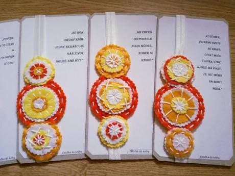 Záložka do knihy s citátom,