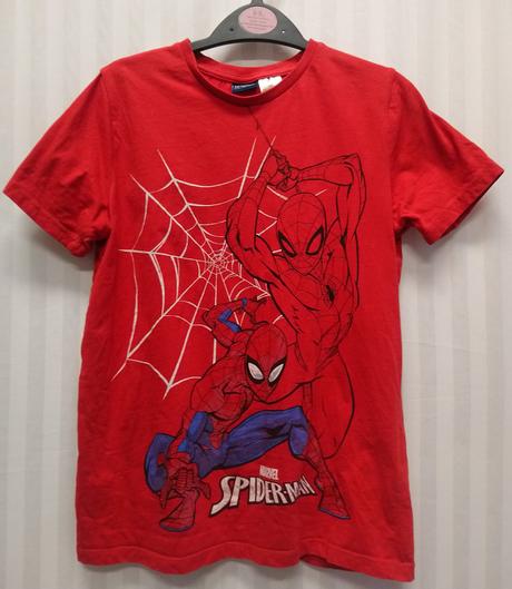 Červené tričko spiderman, marvel, 134-140 cm, marvel,140