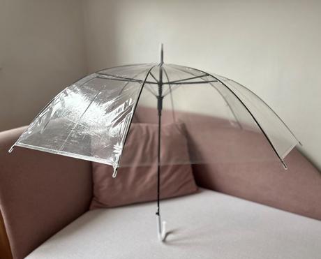 Detský dáždnik priehľadný, 