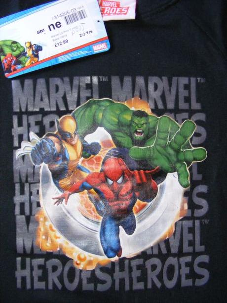 Tričko marvel heroes, marvel,98