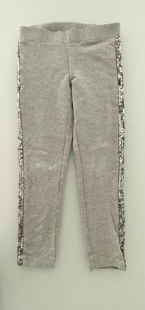 Benetton tepláky s trblietkavým lemom po boku, benetton,116