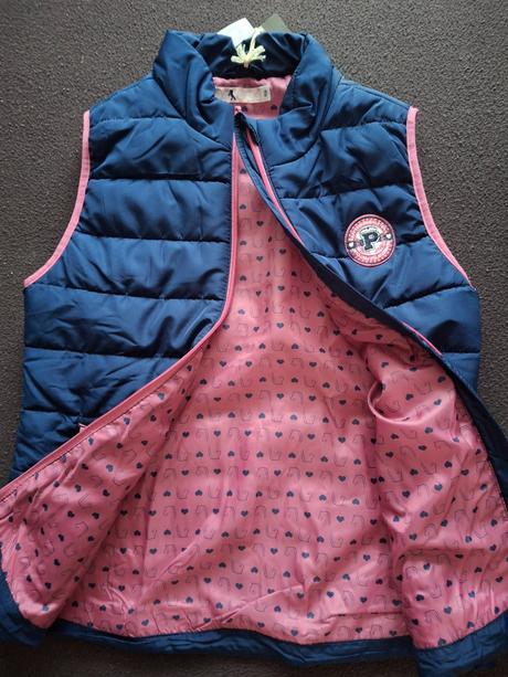 Dievčenská tmavomodrá vesta  -active touch., active,158