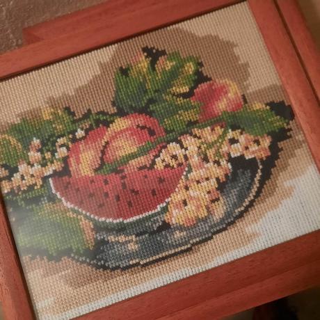 3 x vysivany obrazok do kuchyne, 