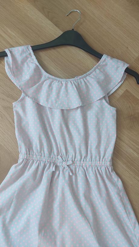 Bodkované šatičky, h&m,134