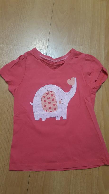 Ruzove tricko, mothercare,92