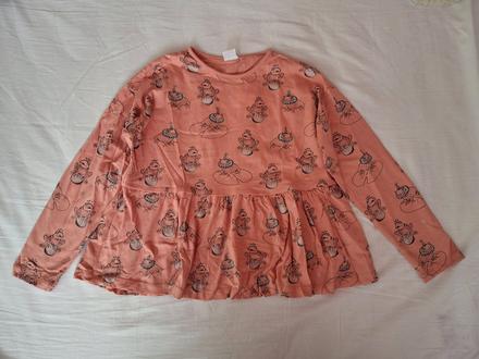 Tričko z organickej bavlny so žabkami, lindex,128