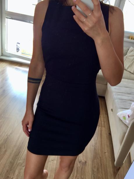 Zara čierne šaty, zara,xs