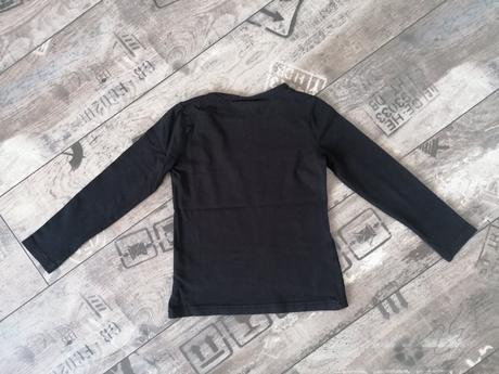 Čierne tričko pre dievčatá, 116