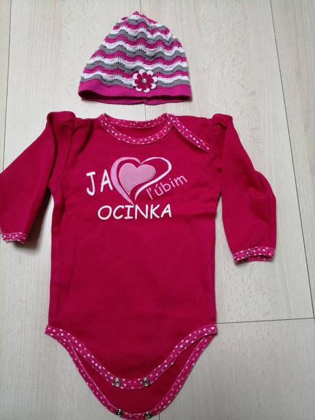 Body plus čiapočka veľ. 68, 68