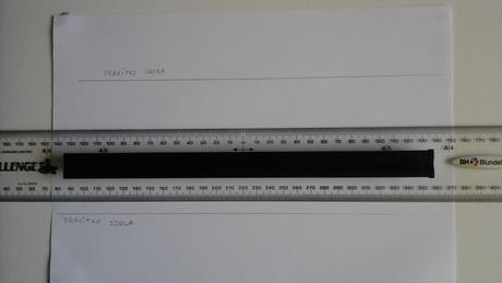 Rysovacia tabula a3 s posuvnym pravitkom,