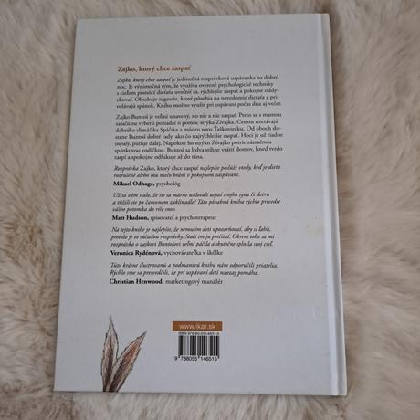 Kniha zajko, ktorý chce zaspať, 