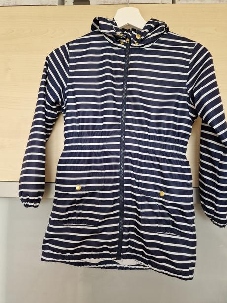 Bunda hm prechodná tmavomodrá, h&m,134