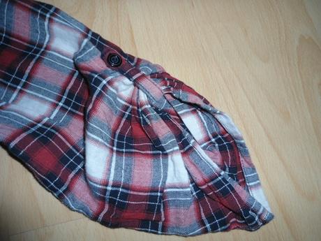 Bordovo-biela kosela kocka, fishbone,s