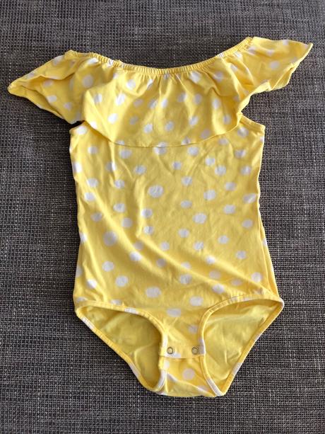 Žlté guličkové zara bodynko, 7-8 rokov, zara,140