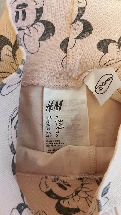 Body a legíny minnie h&m 74, h&m,74