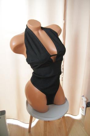 Čierny body top, s, s