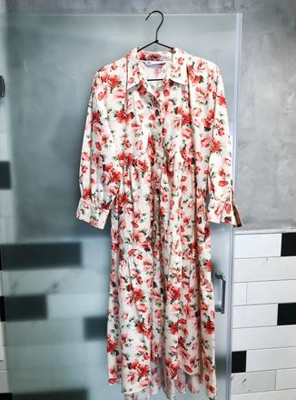 Nádherné kvetované šaty značky zara, pc 69,95 eur, zara,l