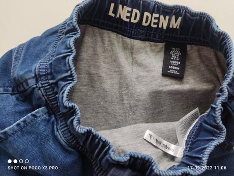 Zateplené rifle, h&m,110