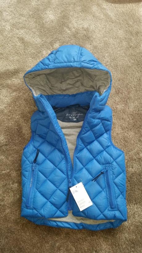 Nenosená prešívaná vesta, h&m,116