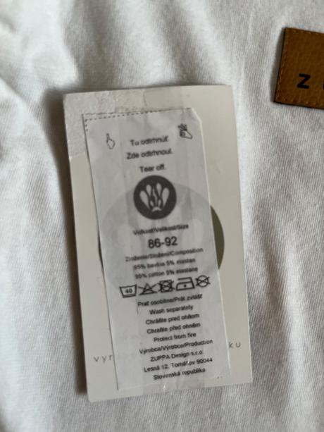 Tričko zuppa vel.86/92, 86