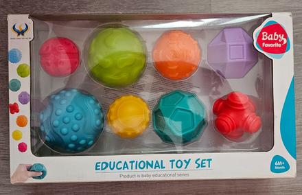 Senzorické loptičky - 8 ks, 