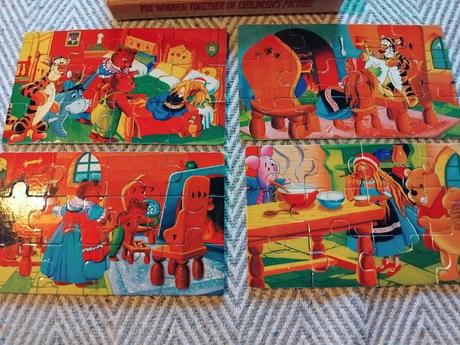 Stare drevene puzzle, 