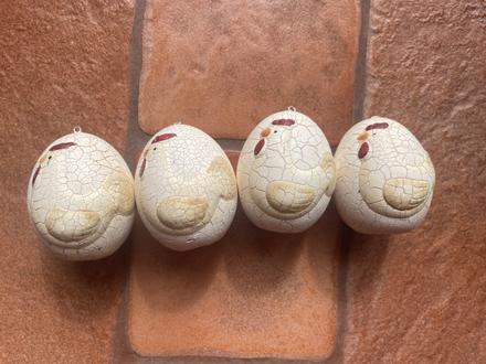 Keramické velikonocne vajcia,