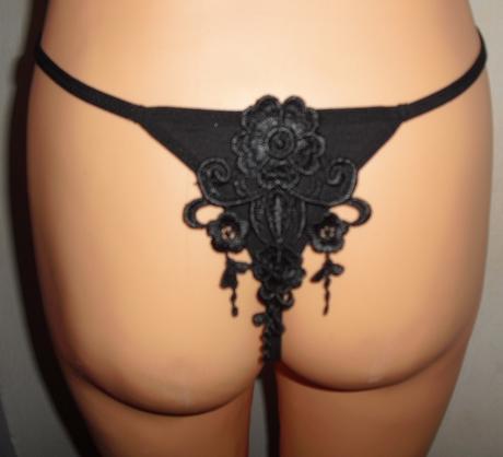 Sexy ozdobene tangaciky, s