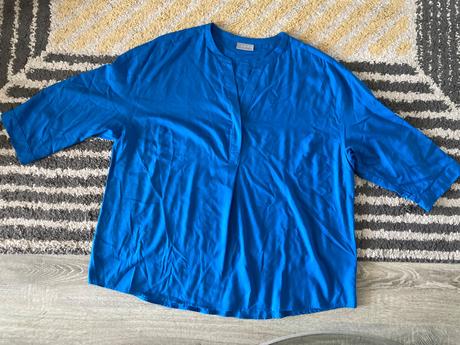 Modrý top canda, c&a,48