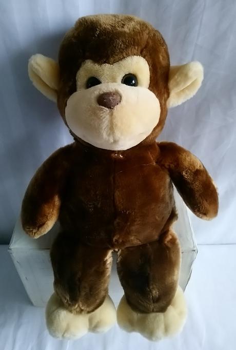 Plyšová hnedá opica, w.m.w., 40 cm, 