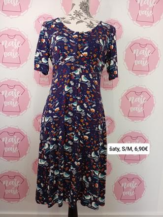 Obrázkové šaty s/m, m