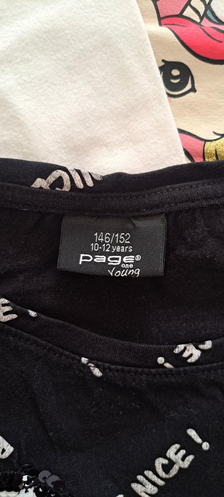 2x trička, h&m,134