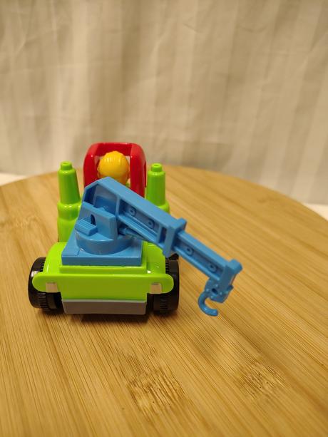 Plastové autíčko žeriav pre najmenších, 8,5 cm,