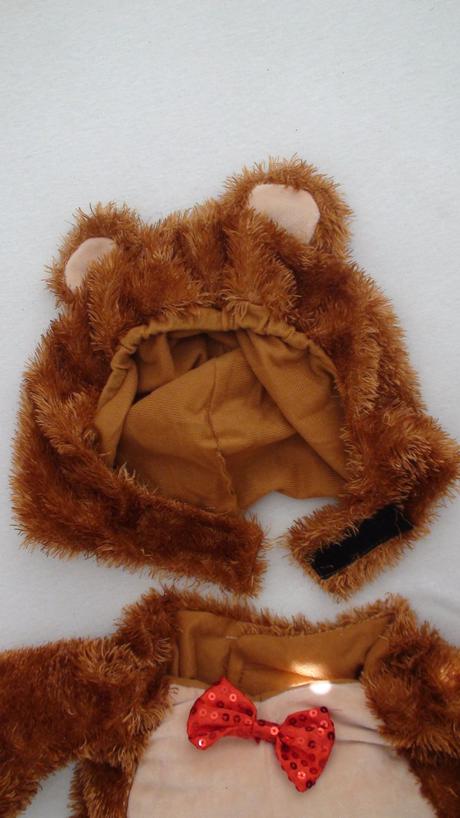- medvedík kostým pre psíka,