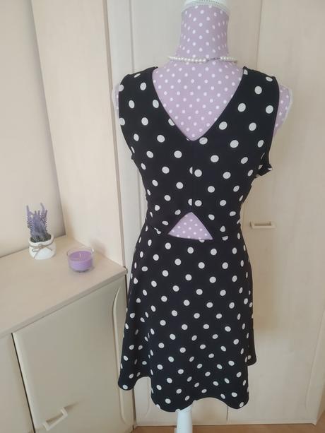 Dámske bodkované šaty, camaieu,l