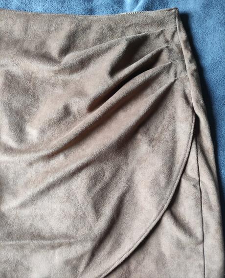 Vegan suede sukňa abercrombie & fitch, abercrombie&fitch,s