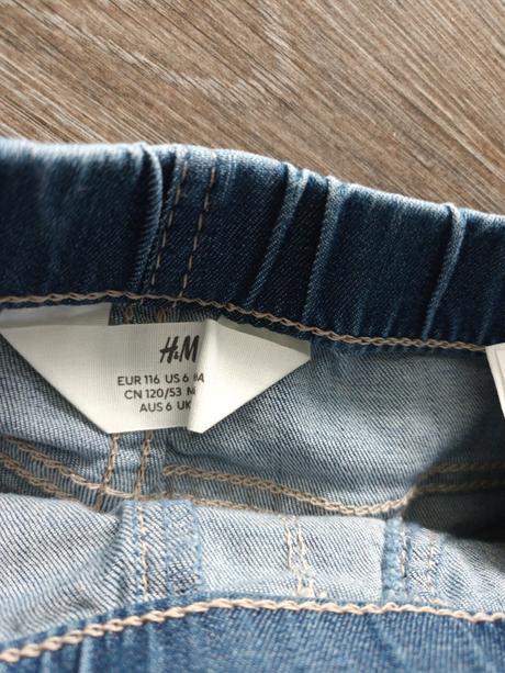 Riflove šortky, h&m,116